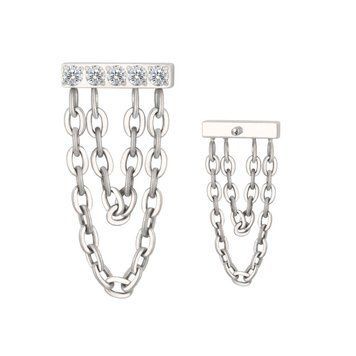 Накрутка титановая 2 Chian Dangle  фото