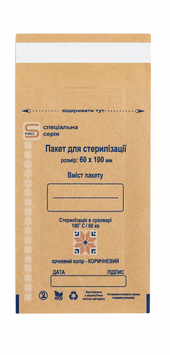 Пакет для стерилізації в сухожарі Microstop 60x100 фото