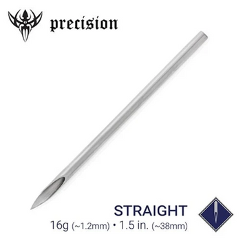 Голка для пірсингу Precision USA 16G (38мм) - 1 голка фото