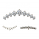 Накрутка 9 Prong Set  CZ Stone  фото 1