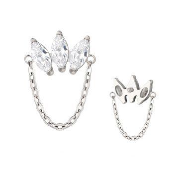 Накрутка титанова 3 CNC Set Marquise  фото