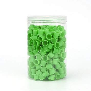 Ковпачки під фарбу силіконові 13мм 50шт (Зелені) фото