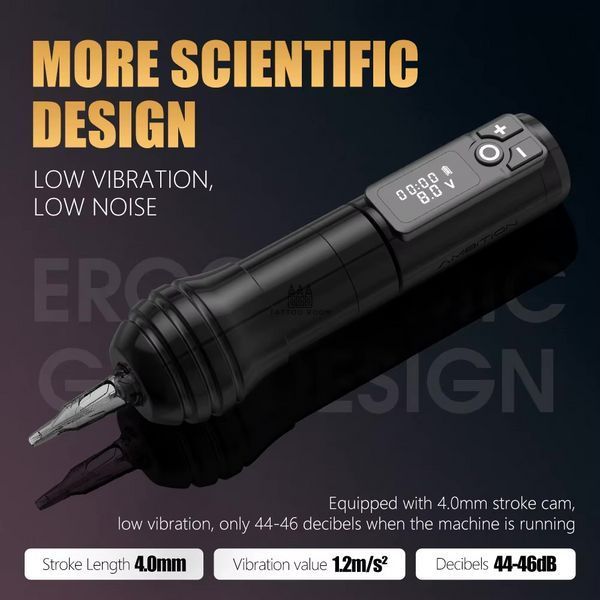 Беспроводная тату машинка Nighthawk Black  фото